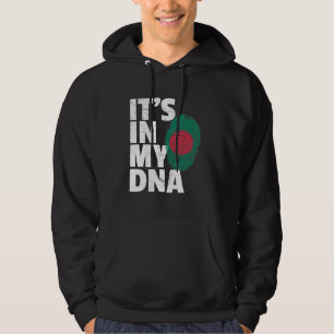 Veste À Capuche C'Est Dans Mon Adn Bangladesh Flag Pride National 