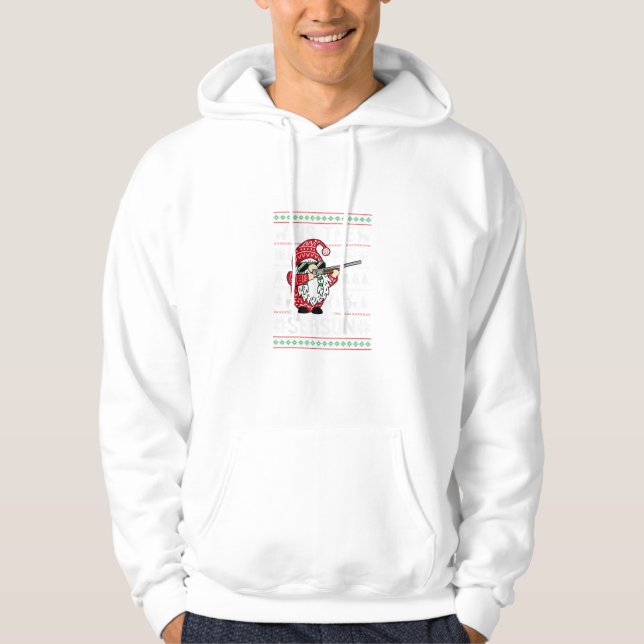 Veste À Capuche C'Est La Saison Deer Gnome Reindeer Noël (Devant)