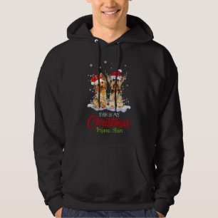 Veste À Capuche C'Est Ma Chemise De Noël Yorkie Santa Hat