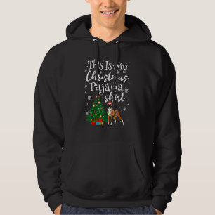 Veste À Capuche C'Est Mon Chien Louveur De Chemise De Noël En Pyja