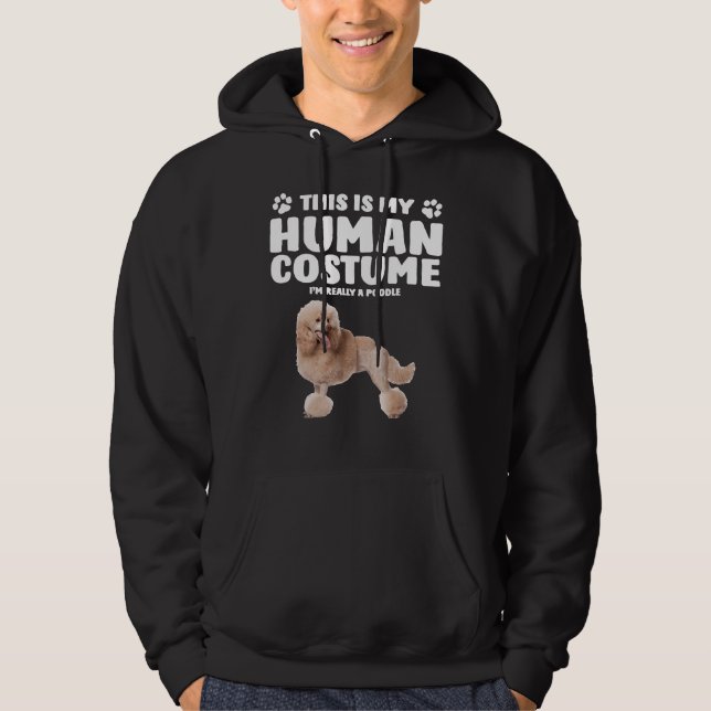 Veste À Capuche C'est mon costume humain Je suis vraiment un canic (Devant)