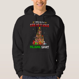 Veste À Capuche C'Est Mon Pajama Allemand Berger Chien De Noël Xm