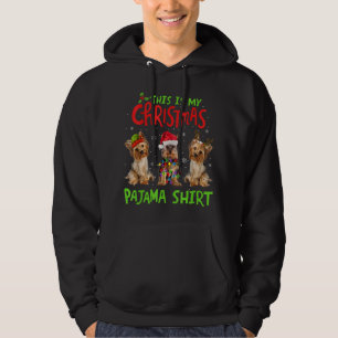 Veste À Capuche C'Est Mon Pyjama De Noël Yorkie Chien Drôle Noël