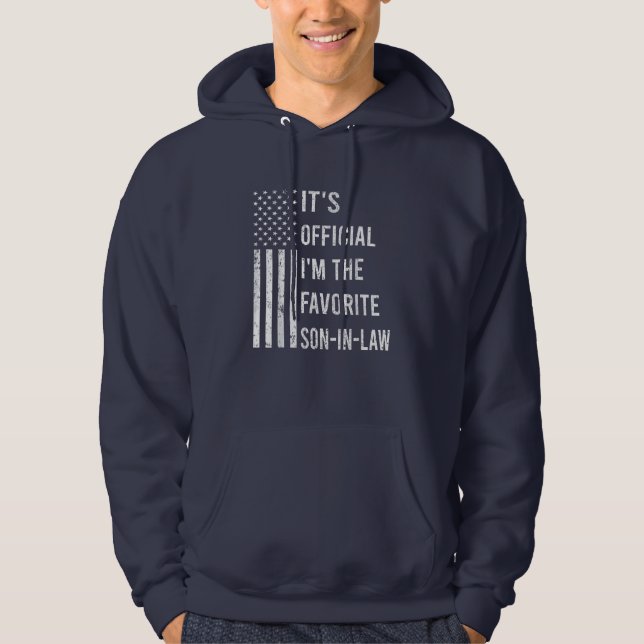 Veste À Capuche C'est officiel Je suis le gendre favori (Devant)