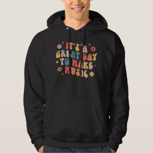Veste À Capuche C'Est Un Bon Jour Pour Faire Musique Musicien Musi