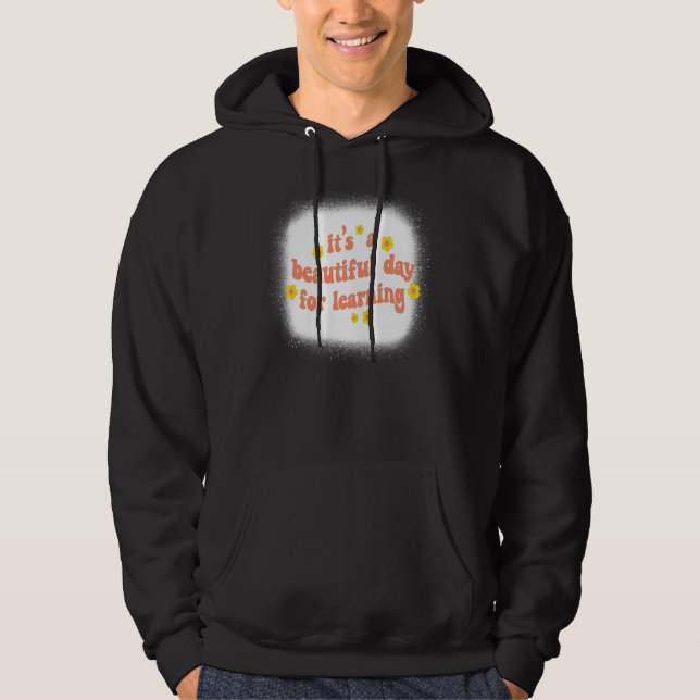 Veste À Capuche C'est une belle journée pour apprendre Rétro Profe (Devant)