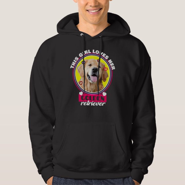 Veste À Capuche Cette Fille Aime Son Auteur D'Or (Devant)