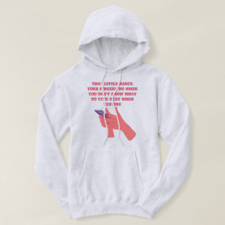 Veste À Capuche Cette petite danse que font vos doigts design de s
