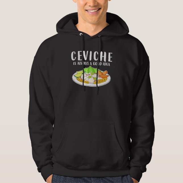 Veste À Capuche Ceviche Cuisine péruvienne Bonne Idée (Devant)