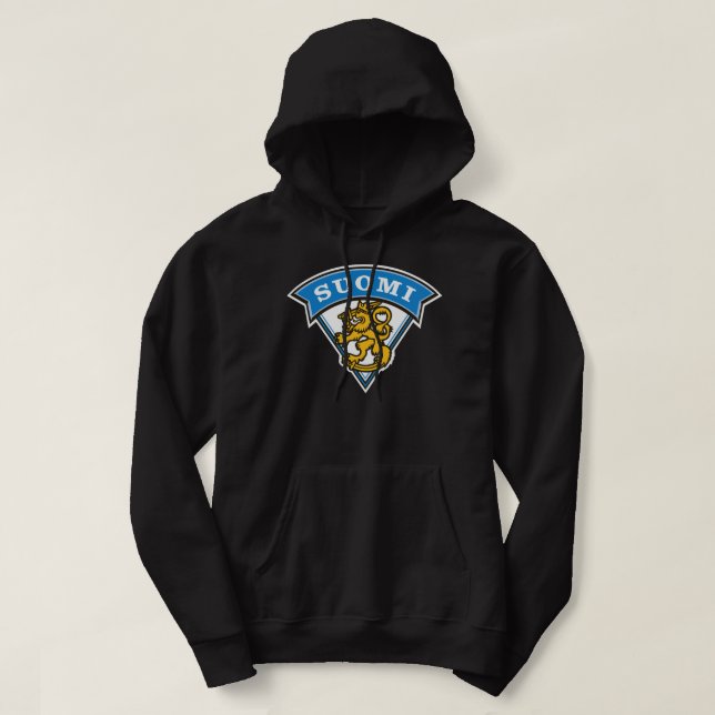 Veste À Capuche Championnat de Finlande de hockey sur glace classi (Design devant)