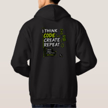 Chandail Think Code Create Repeat