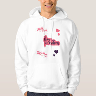 Veste À Capuche Chansons positives Stickers Coeurs