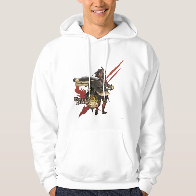 Veste À Capuche Chasseur féminin avec la hache de commutateur, (Devant)