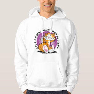Veste À Capuche Chat animal d'abus