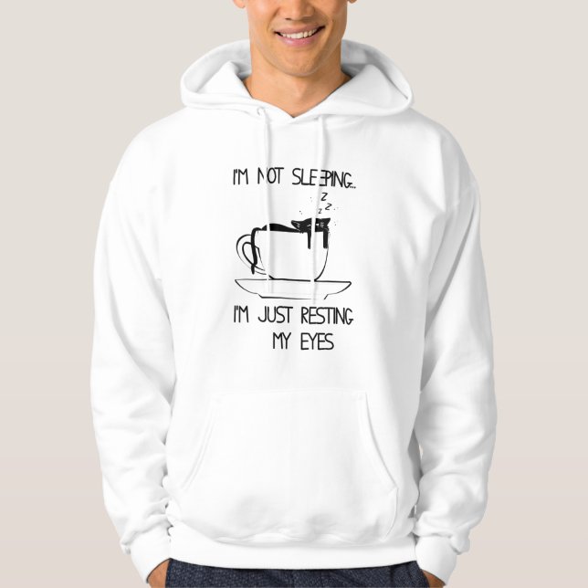 Veste À Capuche Chat Avec Mug De Café (Devant)