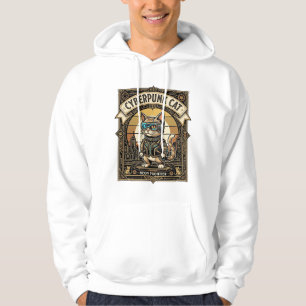 Veste À Capuche Chat Cyberpunk Chat Cyberpunk Vintage