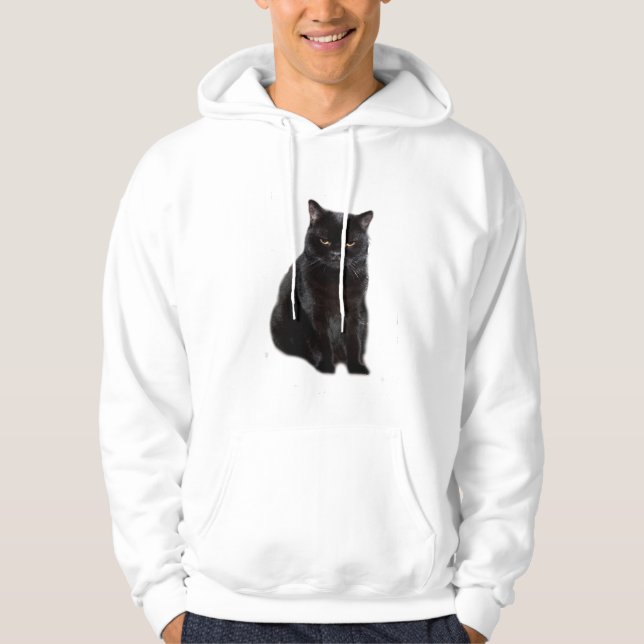 Veste À Capuche chat de minuit (Devant)