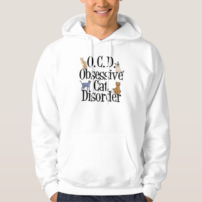 Veste À Capuche Chat drôle (Devant)