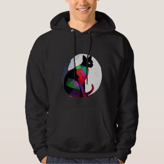 Veste À Capuche Chat élégant peint