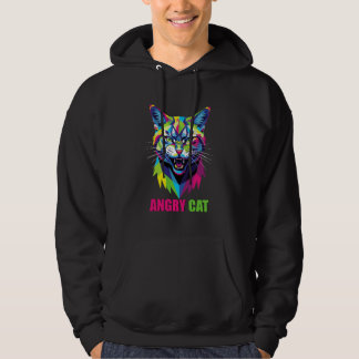 VESTE À CAPUCHE CHAT EN COLÈRE