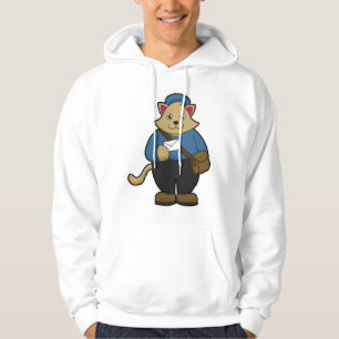 Veste À Capuche Chat en tant que Postman avec Enveloppe & Sac