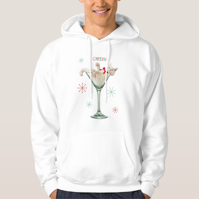 Veste À Capuche Chat en verre Martini (Devant)