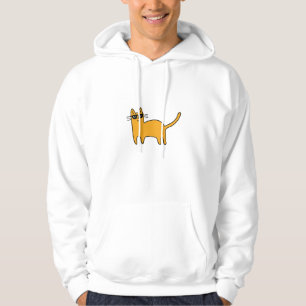 Veste À Capuche Chat Lunettes de Soleil Cool