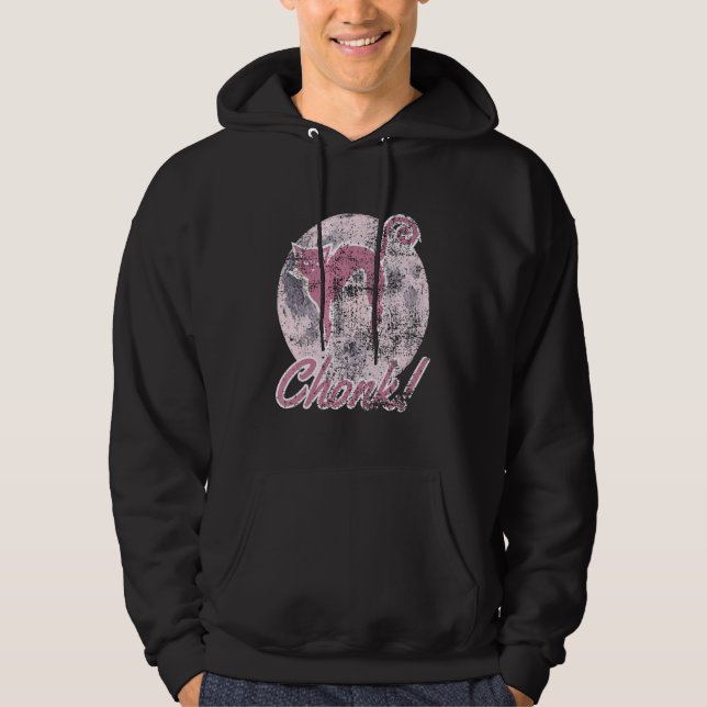 Veste À Capuche Chat Mème Tee Chonk Grumpy Chats Papa Maman Chat T (Devant)