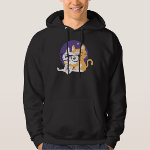 Veste À Capuche Chat noir Kitty NERD CAT HUG animal de compagnie K