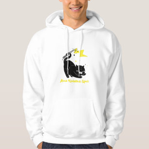 Veste À Capuche Chat noir sorcier - Sort Abra Kadabra