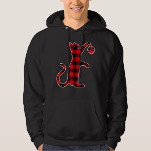 Veste À Capuche Chat Santa Claus Buffalo Plaid Christmas Chats Paj