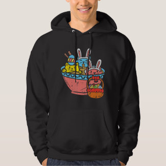Veste À Capuche Chats de Pâques Ramen Bunny Oreilles Oeuf Kawaii J