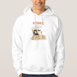 Veste À Capuche Chats de plage relaxants sans merci Illustration