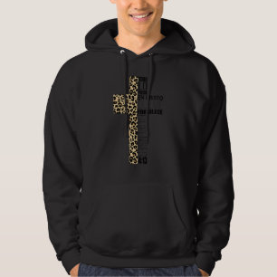Veste À Capuche Cheetah Print Christian Verse Espagnol Femmes Espa