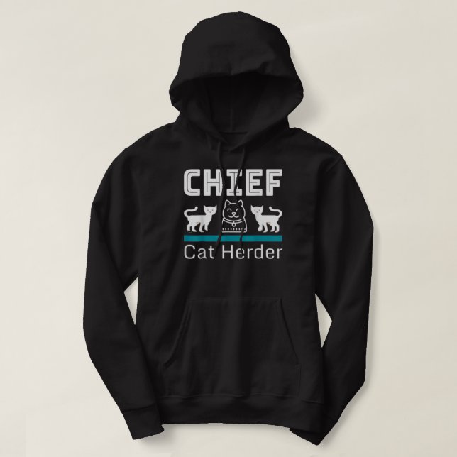 Veste À Capuche Chef Cat Herder  (Design devant)