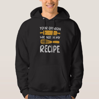 Veste À Capuche Chef Cuisine Votre Opinion N'Était Pas Dans Ma Rec