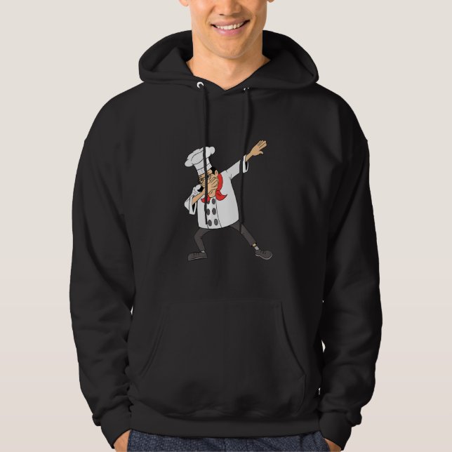 Veste À Capuche Chef Pour Hommes Femmes Cuisinière Hip hop Danser  (Devant)