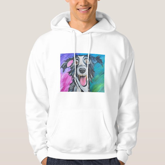 VESTE À CAPUCHE CHEMISE À MANCHES LONGUES POUR HOMME HAPPY DOG (Devant)