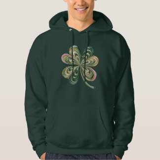 Veste À Capuche Chemise Aquarelle Cute St patrick Quatre Feuilles