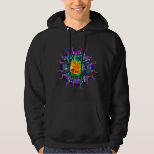 Veste À Capuche Chemise bilatérale de Chakra Sun