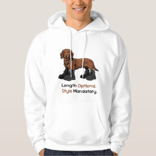Veste À Capuche Chemise Cadeau Drôle de Chien Dachshund Chunky Boo