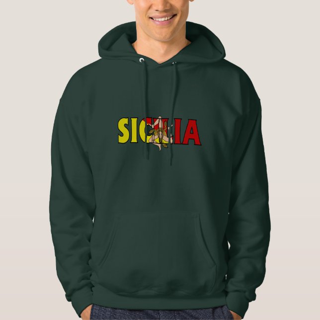 Veste À Capuche Chemise de la Sicile (Devant)