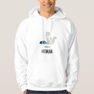 Veste À Capuche Chemise de sudation pour chat blanc