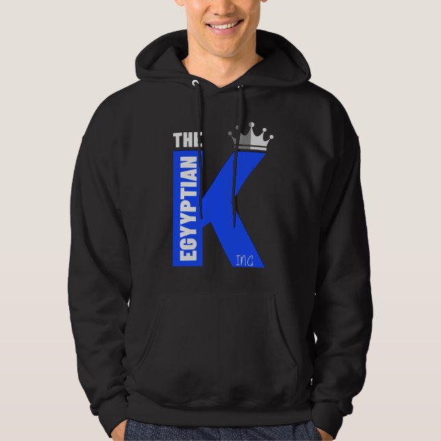 Veste À Capuche Chemise du roi d'Egypte, Mo Salah T-Shirt (Devant)