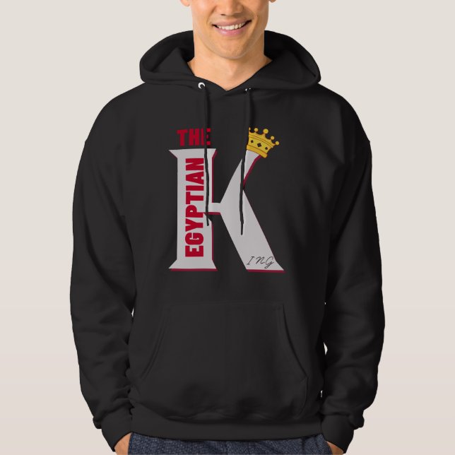 Veste À Capuche Chemise du roi d'Egypte, Mo Salah T-Shirt (Devant)