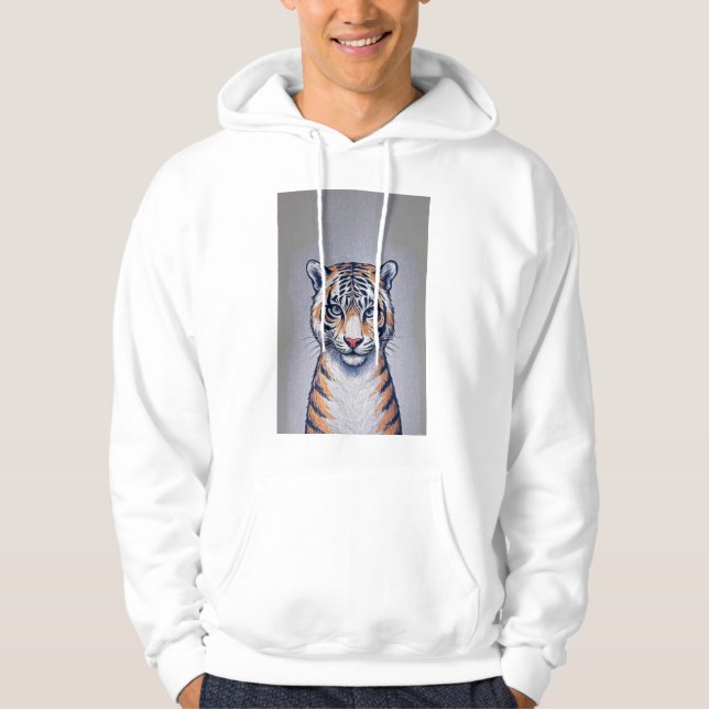 Veste À Capuche Chemise tigre à capuche (Devant)