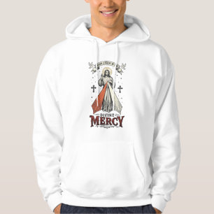 Veste À Capuche Chemise vintage Divine Miséricorde Jésus j'ai conf