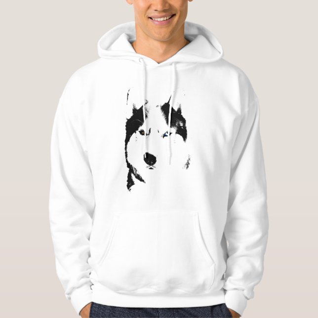 Veste À Capuche Chemises à capuchon enrouées de chien de (Devant)
