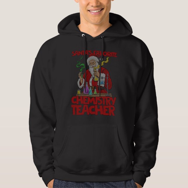 Veste À Capuche Chemistry teacher Santa Claus Lab Work Ugly Christ (Devant)