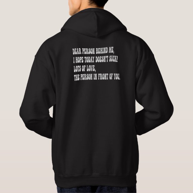 Veste À Capuche cher homme derrière moi (Dos)